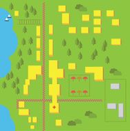 Vector elements for easy creating maps