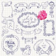Vintage labels set vector N5