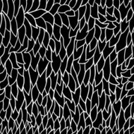 seamless pattern of continuous ornamentation in the form leaf