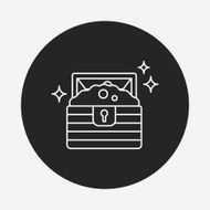 Treasure line icon N5