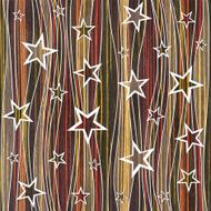 Abstract decorative paneling - Stars seamless pattern wood texture