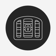 Treasure line icon N9