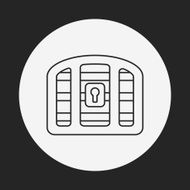 Treasure line icon N11