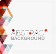 Abstract geometric background Modern overlapping triangles N51