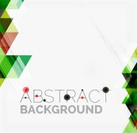 Abstract geometric background Modern overlapping triangles N52