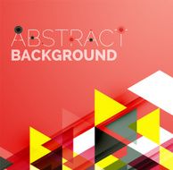 Abstract geometric background Modern overlapping triangles N56