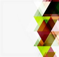 Abstract geometric background Modern overlapping triangles N58