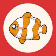 animal fish cartoon theme elements N3