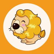 animal lion cartoon theme elements N6