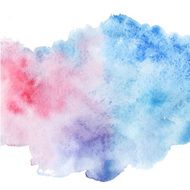 Abstract vector hand-drawn watercolor background N5