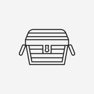 Treasure line icon N16
