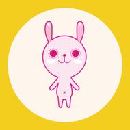 animal rabbit cartoon theme elements N13