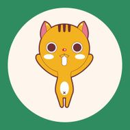animal cat cartoon theme elements N8