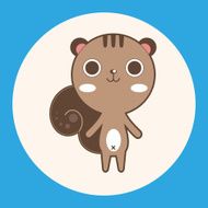 animal squirrel cartoon theme elements N4