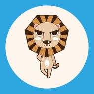 animal lion cartoon theme elements N7
