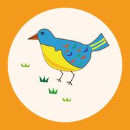 bird cartoon theme elements N19