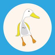 animal duck cartoon theme elements N3