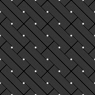 Black and white geometric seamless pattern N146
