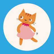 animal cat cartoon theme elements N9