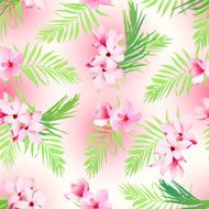 Hawaiian exotic seamless vector print