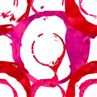 Seamless pattern with wine stain N2