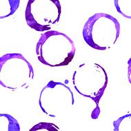 Seamless pattern with wine stain N6
