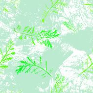 Seamless imprints pattern of the branched herbs N8