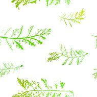 Seamless imprints pattern of the branched herbs N19