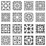 Vector geometric elements