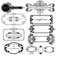 Ornate frames and scroll elements N4