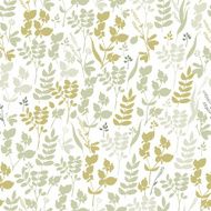 Seamless hand-drawn floral pattern with herbs N4