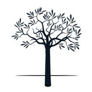 Black Tree Vector Illustration N6