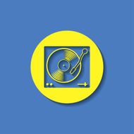 vinyl player icon N4