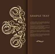 Ornate card template