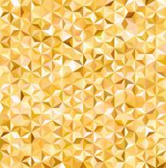 abstract background consisting of small yellow white triangles