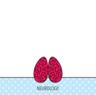 Neurology icon Human brain sign N4