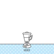 Mixer icon Blender sign N3