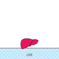 Liver icon Transplantation organ sign N3