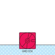 Harddisk icon Hard drive storage sign N4
