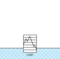 Chart icon Graph diagram sign N16