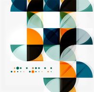 Semicircle triangle pattern N37
