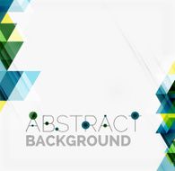 Abstract geometric background Modern overlapping triangles N75