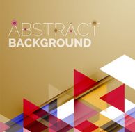 Abstract geometric background Modern overlapping triangles N77