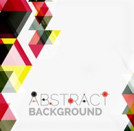 Abstract geometric background Modern overlapping triangles N81