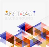 Abstract geometric background Modern overlapping triangles N87