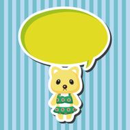 animal cat summer cartoon theme elements N5