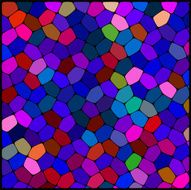 abstract background consisting of geometrical shapes Pink blue colors