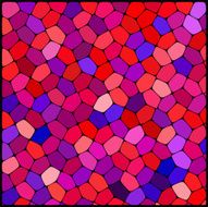 abstract background consisting of geometrical shapes Red pink colors