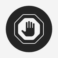 Stop Sign Icon N6