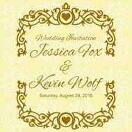 Wedding Invitation Card Template N6